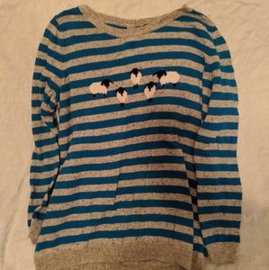 Striped sheep sweater